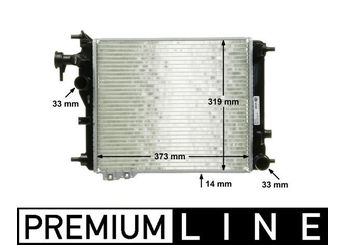 Su Radyatörü  MAHLE CR 1115 000P  253101C200 253101C206