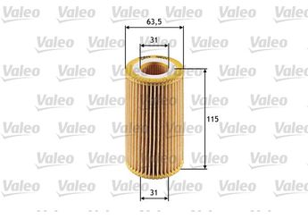 Yağ Filtresi  VALEO 586524  11422247018 11 42 2 247 018 LRF100150L LRF100150 GFE391