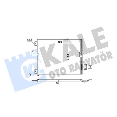 Klima Radyatörü  KALE 350610