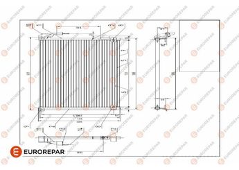 Klima Radyatörü  EUROREPAR E163394  E163394 6455Z2 E163203