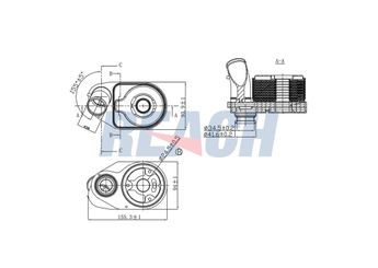Motor Yağ Soğutucu  FROW 167.1540.001  504086855