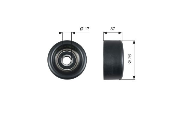 Triger Gergi Rulmanı  Honda Civic 3 Kapı (EP)(07.2001->)  GATES T38028