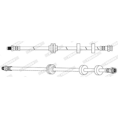 Fren Hortumu Ön Sağ veya Sol Fiat Doblo (119) Panorama (08.2005->)  FERODO FHY2771