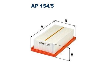 Hava Filtresi  FILTRON AP 154/5  165465FN1A MQ000139 MQ 000139 16546-5FN1A 165460635R 16 54 606 35R 165464PM0A 16 54 64P M0A 165468199R 16 54 681 99R