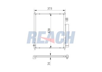 Klima Radyatörü  MAHER 10909  80110SAA003 80110-SAA-003 80110SAA305 80110SAAJ01