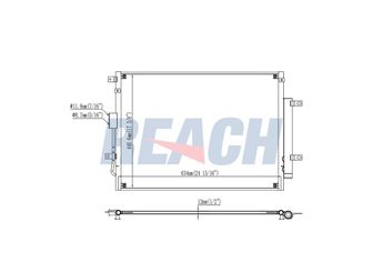 Klima Radyatörü  NRF 350601  68399028AA 68399028AB