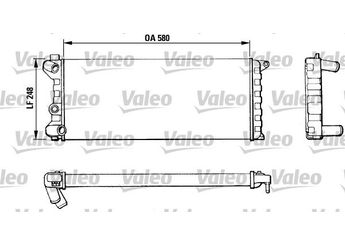 Su Radyatörü  VALEO 811392  46551216 7567061 7757775 5979815