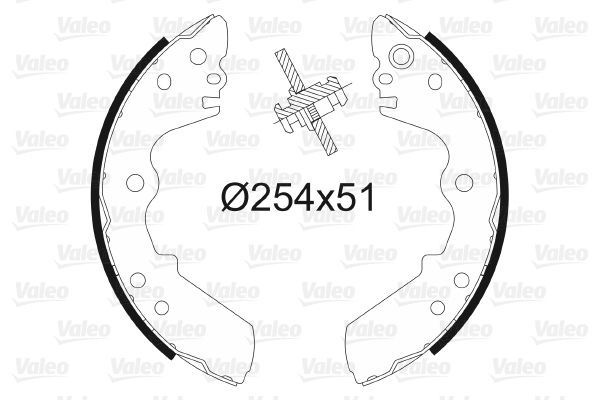 Fren Pabuçlu Balata Arka Opel Frontera A (1992->)  VALEO 562598
