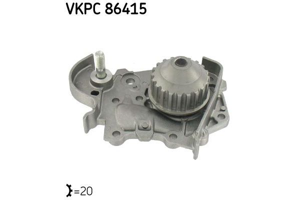 Devirdaim Su Pompası  Renault Clio Symbol I (1998->)  SKF VKPC 86415