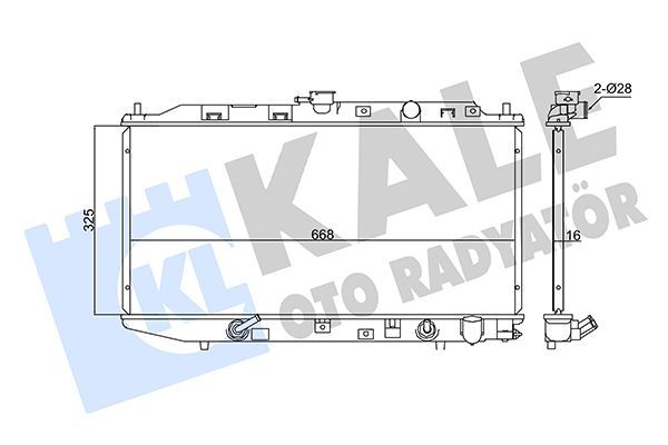 Su Radyatörü  BMW 7 Serisi (E38)(1994->)  KALE 347545