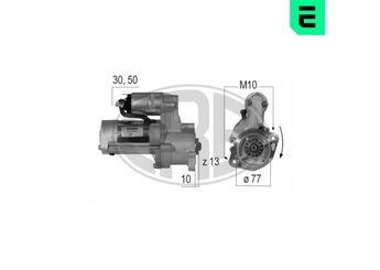 Marş Dinamosu  ERA 220594A  M002T60185 3610057650 36100-57650 M002T61171 M002T62771 M002T63171 M2T60185 M2T61171 M2T62771 M2T63171 MD121581 MD156987 MD164978 MD177596 MD191437