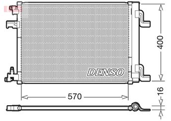 Klima Radyatörü  DENSO DCN20001  39140127 13377762 39074866 1850219 13267648 1850136 39010911