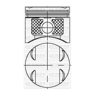 Piston (79.50MM-0.50)  NÜRAL 87-71942-050