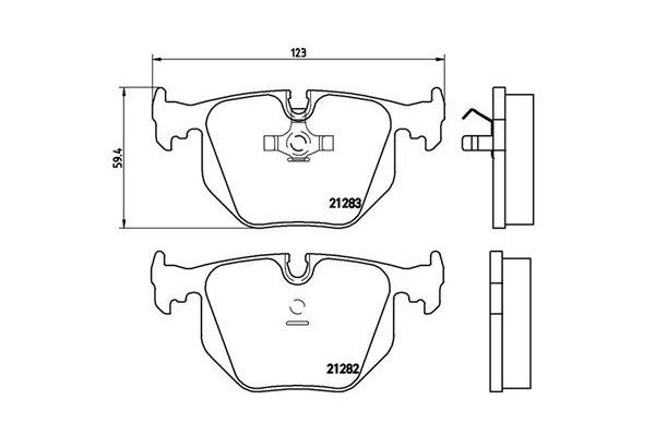 Fren Disk Balata Arka BMW 8 Serisi (E31)(1990->)  MAGNETI MARELLI 363700406016