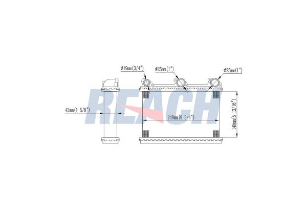 Kalorifer Radyatörü  BMW 7 Serisi (E32)(1986->)  NISSENS 70507