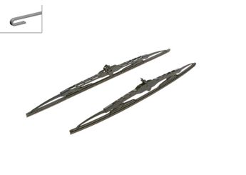 Silecek Süpürgesi Ön  530/475 mm - 21/19 inç BOSCH 3 397 001 584  1J0998003 1J0 998 003
