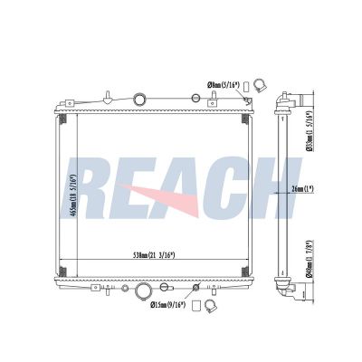 Su Radyatörü  Citroen Jumpy (01.2007->)  PSA ORJINAL 1330H8