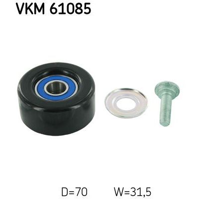 Vantilatör Kayış Gergi Rulmanı  SKF VKM 61085