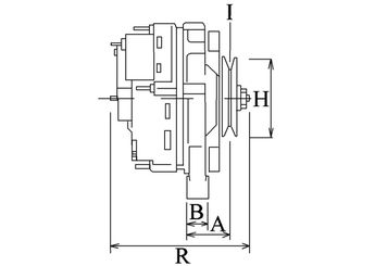Alternatör  HC-CARGO F 032 111 687  7704356 0000007704356 46231650 46467694 46472225 46528045 7711092