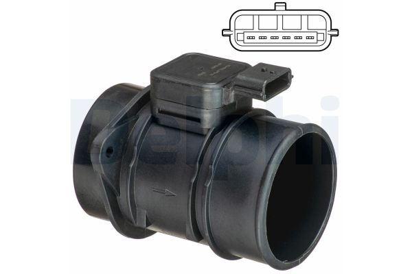 Hava Debimetresi  Nissan Tiida (C11X/SC11X)(02.2007->)  DELPHI AF10497-12B1