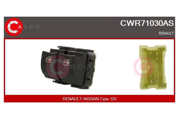 Cam Açma Düğmesi Ön Sağ Renault Clio IV Sport Tourer (2013->)  ZEGEN ZSW1016D