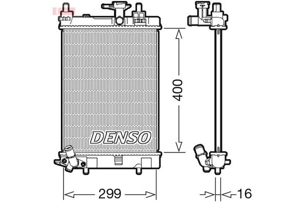 Su Radyatörü  DENSO DRM35003