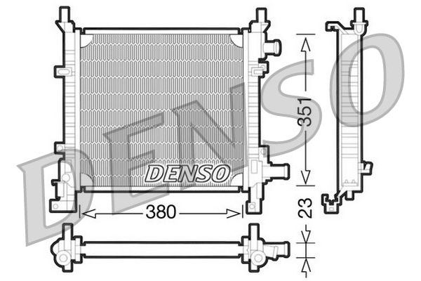 Su Radyatörü  DENSO DRM10061