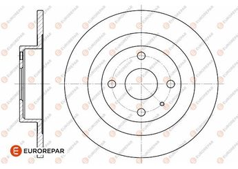 Fren Disk Ayna Arka Sağ ve Sol EUROREPAR 1642771280  1642771280 B26Y26251 BJ3Y26251