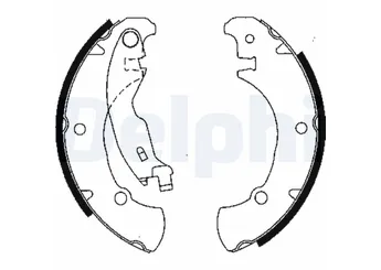 Fren Pabuçlu Balata Arka DELPHI LS1840  77362285 9947690