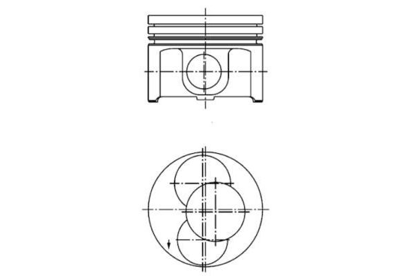 Piston (80.01MM-0.50)   KOLBENSCHMIDT 40092720