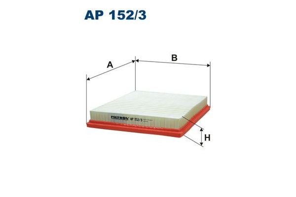 Hava Filtresi  Opel Insignia A (2008->)  FILTRON AP 152/3