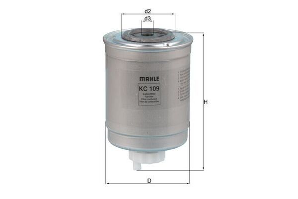 Yakıt Filtresi  MAHLE KC 109