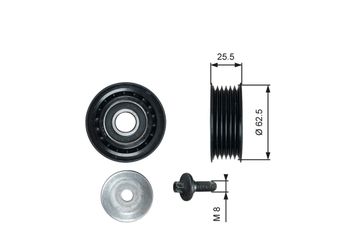 Vantilatör Kayış Gergi Rulmanı  GATES T36736  4627677AA 51856150 55227513 K04627677AA K68246523AA 1753062M00