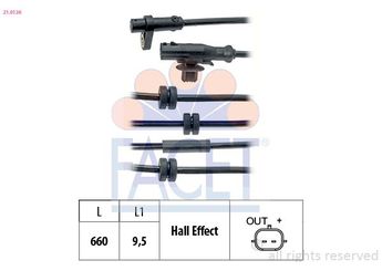 Abs Sensörü Arka Sağ veya Sol TRW GBS2768  1761071 1809603 AY112C190AA AY11-2C190-AA AY112C190AB AY11-2C190-AB