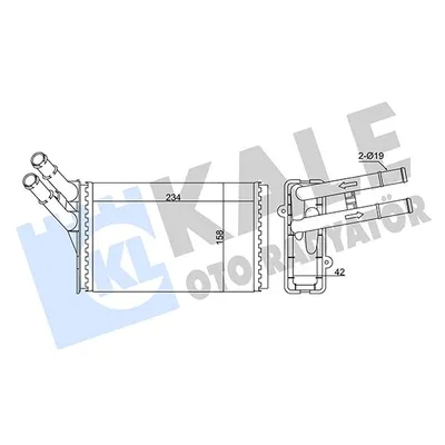 Kalorifer Radyatörü  Skoda Superb (3U4)(04.2002->)  VALEO 812137