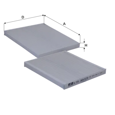 Polen Filtresi  Toyota Corolla Verso (R1)(2004->)  FIL FILTRE HC 7076