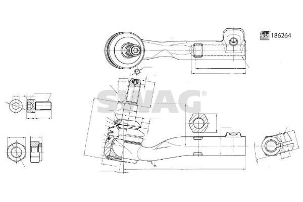 Rot Başı Sağ BMW 2 Serisi Coupe (G42)(2021->)  SWAG 33 11 0333