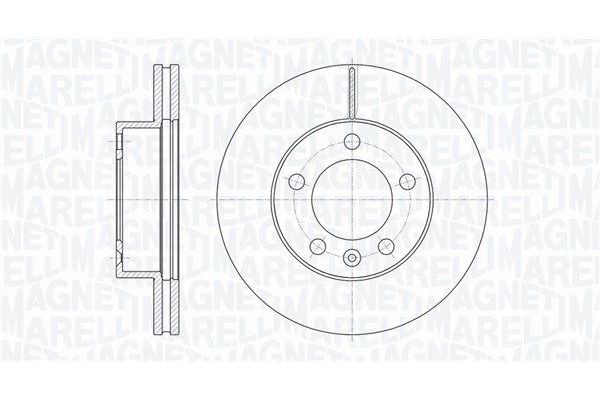 Fren Disk Ayna Ön Sağ ve Sol Opel Movano B Midibüs/Otobüs (2014->)  MAGNETI MARELLI 361302040622