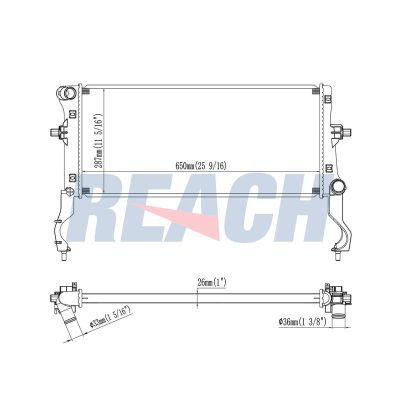 Su Radyatörü  Hyundai Kona / Kona Elektrik (OS)(2017->)  BSG 65-520-058