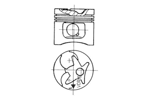 Piston (87.50MM-STD)  NÜRAL 877046705000AG
