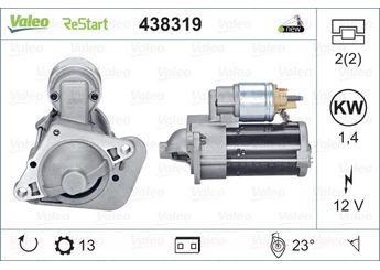 Marş Dinamosu  VALEO 438319  2330000Q2C 2330000Q2H 233000379R 23300-0379R 233004868C 233004868R 233006392R 233006508R 233007689R 233008223R 23300-00Q2C 23300-00Q2H 2330000Q3B 23300-00Q3B 2330000Q3BRE 23300-00Q3B-RE 233001073R 233001412R 233006124R 233007224R