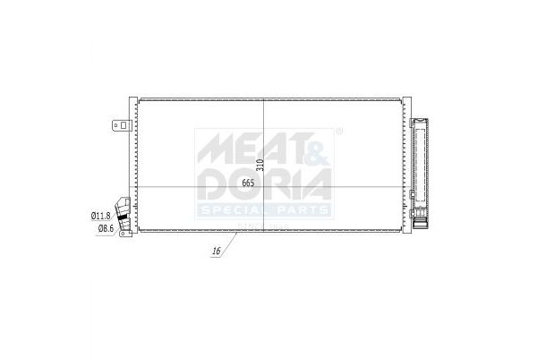 Klima Radyatörü  GUA 40922