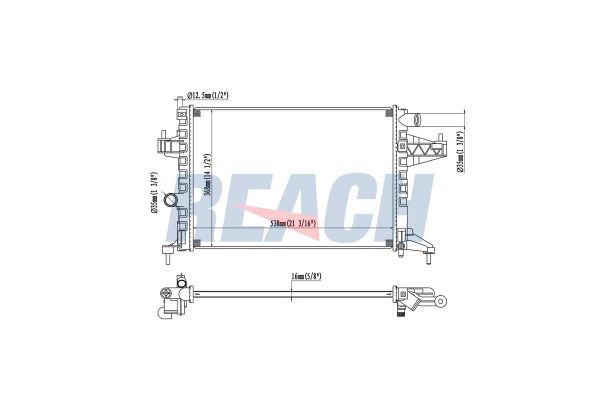 Su Radyatörü  VEKA 16-1823