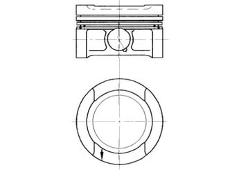 Piston (81.01MM-0.50)  KOLBENSCHMIDT 94503720  