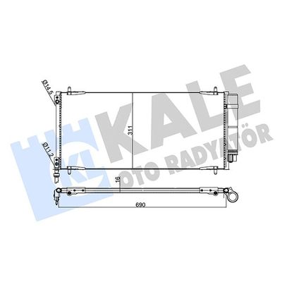 Klima Radyatörü  KALE 429400