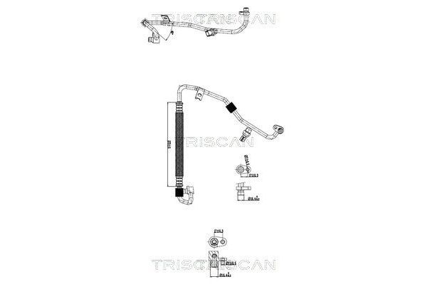 Klima Hortumu  Nissan Primastar P.Van (11.2021->)  RENAULT ORJINAL 924905921R