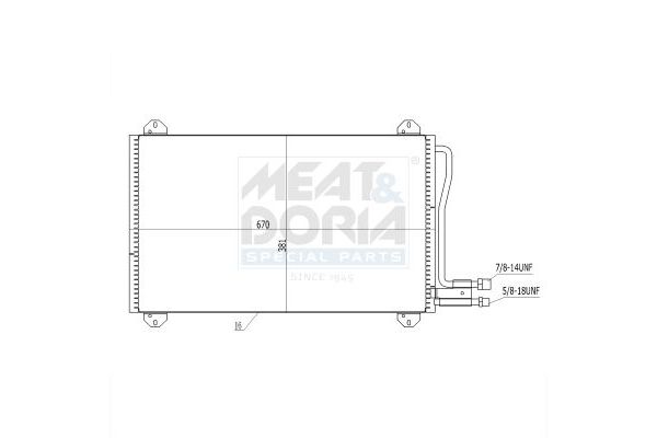 Klima Radyatörü  VEKA 43-2813
