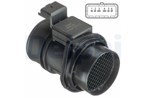 Hava Debimetresi  Opel Movano Kamyonet (2004->)  DELPHI AF10369-12B1