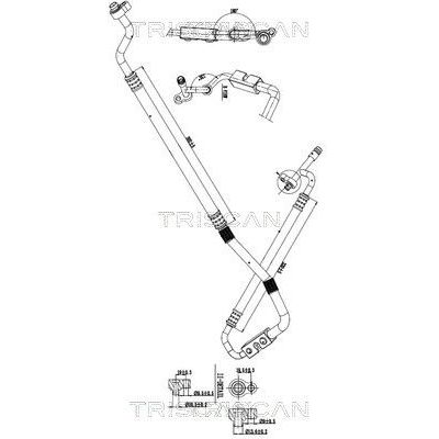 Klima Hortumu  FORD ORJINAL 8V5119D850BF