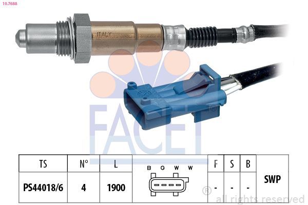 Oksijen (Lambda) Sensörü  Citroen C5 5 Kapı (03.2001->)  FIAT ORJINAL 9642470880